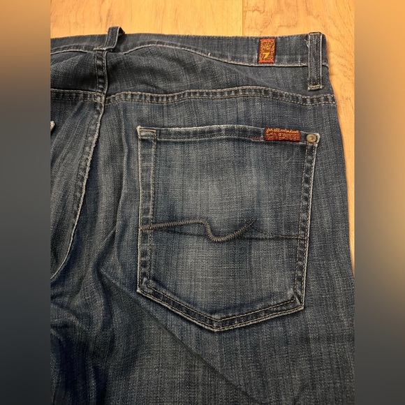 SEVEN FOR ALL MANKIND Men’s Jeans Mid-Wash Denim Size 31 “Austyn” - Picture 4 of 6